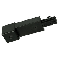 Nora NT-2328B - Black - Live End Connector - Dual Circuit - Compatible with Halo Track