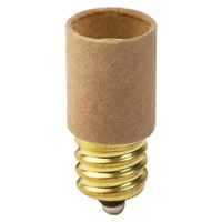 Candelabra To Candelabra Extender Socket -  0.675 in. Extension - 75 Watt Maximum - 120 Volt - Satco 92-408