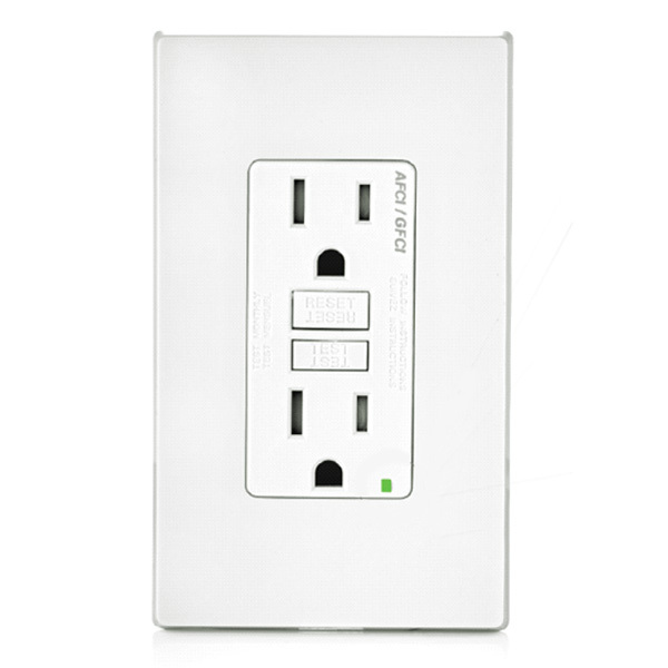 20 Amp Outlet >> Leviton Agtr2 Wh Receptacle Afci Gfci Outlet 20 Amp 20 Amp Outlet >> Leviton Agtr2 Wh Receptacle Afci Gfci Outlet 20 Amp