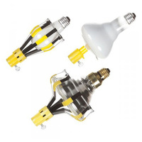 3 Bulb Changer Kit - Includes Standard/ Floodlight/ Recessed and Track Lighting Heads