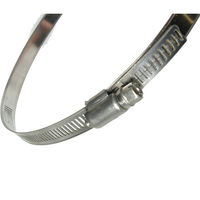 6 in. - Duct Clamp - Worm Drive Fastener - Stainless Steel - Rust Resistant - Sold Individually