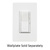 Lutron Diva DV-10P-WH - 1000 Watt Max. - Incandescent Dimmer Thumbnail