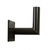 Angled Wall Mount Tenon Bracket Dark Bronze Thumbnail