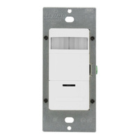 Occupancy Sensor - Passive Infrared (PIR) - White - 800 Watt Maximum - 120/277 Volt - Leviton ODS10-IDW