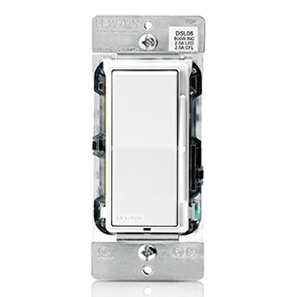 Leviton DSL06-1LZ - 300W/600W Single Pole/3-Way Dimmer