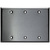 Blank Wall Plate - Stainless Steel - 3 Gang Thumbnail