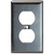 Duplex Receptacle Wall Plate - Stainless Steel - 1 Gang Thumbnail