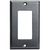 Decorator Wall Plate - Stainless Steel - 1 Gang Thumbnail