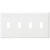 Toggle Wall Plate - White - 4 Gang Thumbnail