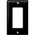 Decorator Wall Plate - Black - 1 Gang Thumbnail