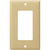 Decorator Wall Plate - Ivory - 1 Gang Thumbnail