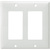 Decorator Wall Plate - White - 2 Gang Thumbnail