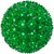 7.5 in. - LED Starlight Sphere - (100) Green Wide Angle LED Lights Thumbnail