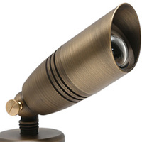 Directional Bullet Light - 12 Volt - Narrow Flood Beam -  Bronze Finish - For Use with MR16