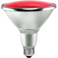 Red - LED PAR38 Lamp - 15 Watt - 90 Watt Equal - 40 Deg. Flood - Wet Location - 120 Volt - Satco S9480