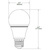 LED A21 - 3-Way Light Bulb - 30/60/100 Watt Equal Thumbnail