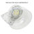 18,000 Lumens - 160 Watt - 5000 Kelvin - Round LED High Bay Fixture Thumbnail