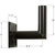 Angled Wall Mount Tenon Bracket Dark Bronze Thumbnail