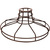 Railroad Shaped Cage Pendant - Bronze Fixture Thumbnail