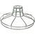 Railroad Shaped Cage Pendant - Polished Nickel Fixture Thumbnail