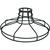 Railroad Shaped Cage Pendant - Polished Nickel Fixture Thumbnail