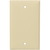 Blank Wall Plate - Ivory - 1 Gang Thumbnail