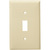 Toggle Wall Plate - Ivory - 1 Gang Thumbnail