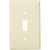 Toggle Wall Plate - Light Almond - 1 Gang Thumbnail