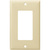 Decorator Wall Plate - Ivory - 1 Gang Thumbnail