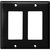 Decorator Wall Plate - Black - 2 Gang Thumbnail