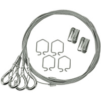 TCP TCPYHOOKX10FT - Y-Hook - 10 ft. Suspension Cable Hanging Kit - for TCP-MG4RA454U10 High Bay Fixture - Adjustable