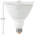 1430 Lumens - 17 Watt - 3000 Kelvin - LED PAR38 Lamp Thumbnail