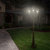 Solar Royal Lamp Post with Triple Lamp Heads Thumbnail