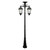 Solar Victorian Lamp Post with Double Lamp Head Thumbnail