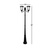 Solar Victorian Lamp Post with Double Lamp Head Thumbnail
