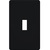 Toggle Wall Plate - Black - 1 Gang Thumbnail