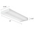 1967 Lumens - 17 Watt - 4000 Kelvin - 2 ft. x 9 in. LED Wraparound Fixture Thumbnail