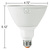 Natural Light - 1200 Lumens - 17 Watt - 3000 Kelvin - LED PAR38 Lamp Thumbnail