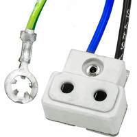 TP22H CE Socket - 63 In. Leads - 16 AWG - European 3-Wire - Use with Halogen Lamps - SYLVANIA 69018