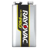 Rayovac Ultra Pro - 9V Size - Alkaline Battery - Industrial Grade - 12 Pack - AL9V-12PPJ