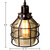 Jar Shaped Cage Pendant - Bronze Fixture Thumbnail