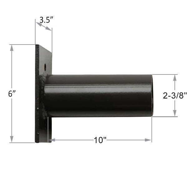 Horizontal Wall Mount Tenon Bracket - PLT ST-2-10-MOD-Y