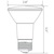 Natural Light - 550 Lumens - 9 Watt - 2700 Kelvin - LED PAR20 Lamp Thumbnail