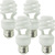 Spiral CFL - 14 Watt - 60 Watt Equal - Incandescent Match - 4 Pack Thumbnail