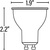 500 Lumens - 7 Watt - 3000 Kelvin - LED PAR16 Lamp - GU10 Base Thumbnail