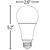 LED A21 - 3-Way Light Bulb - 40/60/100 Watt Equal Thumbnail