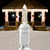 8 ft. Icicle Stringer - (70) LED Mini Lights - Warm White - White Wire Thumbnail