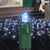 LED Blue Net Lights - 100 Bulbs - Green Wire Thumbnail