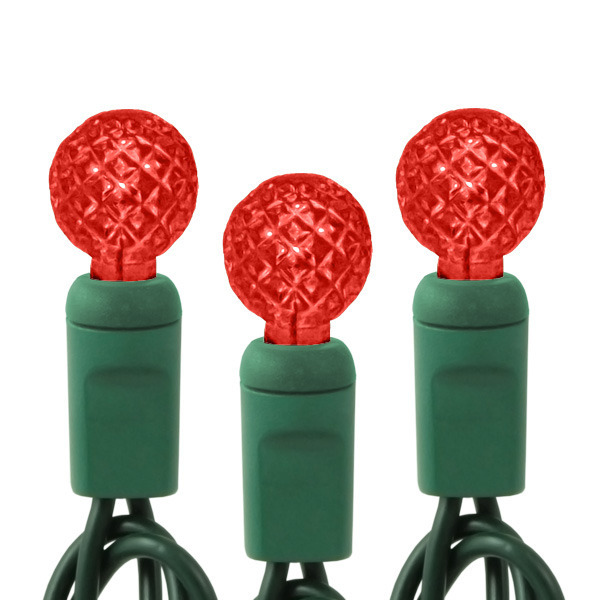 24 ft. Stringer - (70) LED Mini G12s - RUBY RED Image