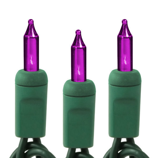 8 ft. String Lights - (20) Mini Lights - PURPLE Image
